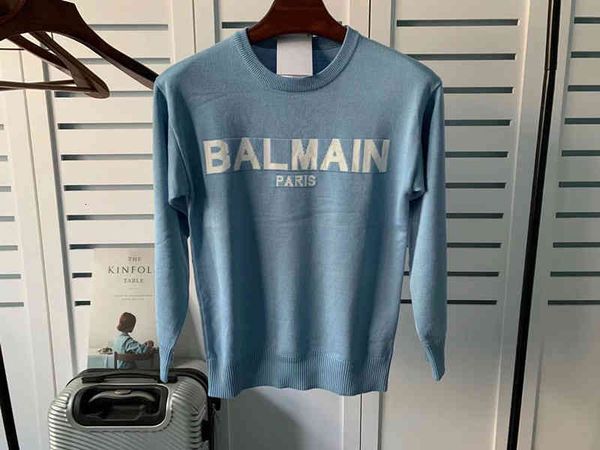 women's knits tees autumn and winter balman jacquard letters cotton long sleeved sweater lovers 72aw, White
women's knits tees autumn and winter balman jacquard letters cotton long sleeved sweater lovers 72aw, White