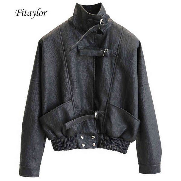 fitaylor harajuku faux leather jacket batwing sleeve loose biker coat casual autumn women pu outwear punk bomber jackets l220728, Black
fitaylor harajuku faux leather jacket batwing sleeve loose biker coat casual autumn women pu outwear punk bomber jackets l220728, Black