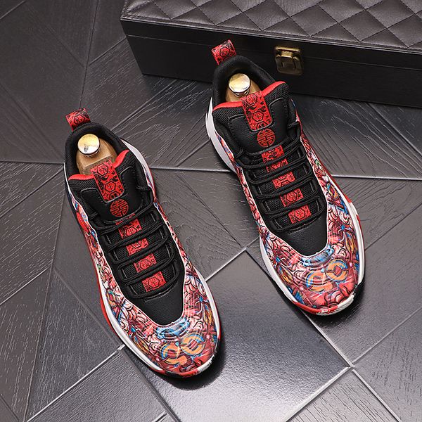 luxury designer male wedding dress party shoes thick bottom camouflage rhinestone orange causal flats breathable round toe business driving, Black
luxury designer male wedding dress party shoes thick bottom camouflage rhinestone orange causal flats breathable round toe business driving, Black