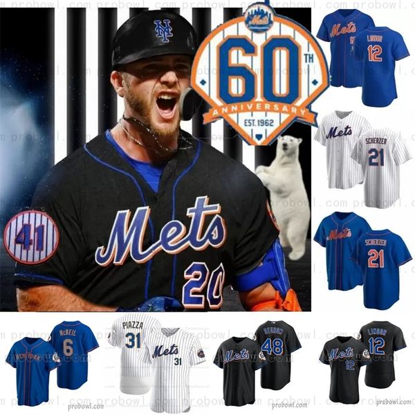 #12 francisco lindor max scherzer mets 60th anniversary 2022 jersey javier báez starling marte pete alonso eduardo escobar plummer jacob deg, Blue;black
#12 francisco lindor max scherzer mets 60th anniversary 2022 jersey javier báez starling marte pete alonso eduardo escobar plummer jacob deg, Blue;black