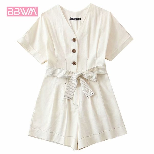 summer new fashion slim simple fresh female jumpsuit sweet v neck short sleeved open belt harajuku chic women s jumpsuit t200704, Black;white
summer new fashion slim simple fresh female jumpsuit sweet v neck short sleeved open belt harajuku chic women s jumpsuit t200704, Black;white