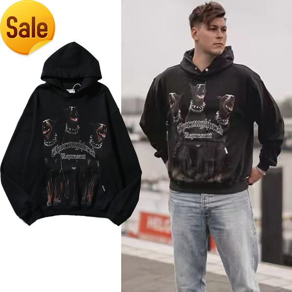 2022 fashion brand design men women style factory direct sales autumn winter 2022 new hound doberman loose hoodie men's women's co, Black
2022 fashion brand design men women style factory direct sales autumn winter 2022 new hound doberman loose hoodie men's women's co, Black