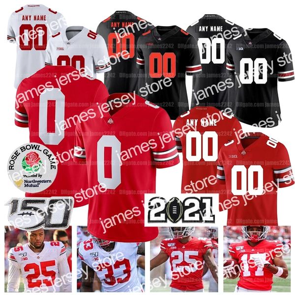 new cusom ohio state buckeyes ncaa college football jersey kj hill jr. ronnie hickman eddie george justin fields jk dobbins fuller garrett, Black;red
new cusom ohio state buckeyes ncaa college football jersey kj hill jr. ronnie hickman eddie george justin fields jk dobbins fuller garrett, Black;red