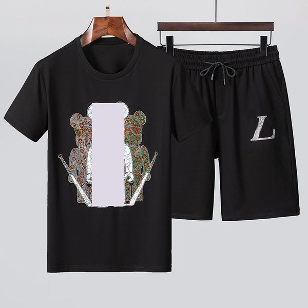 men's tracksuits t shirt and short set male summer casual sleeve pants suits sports running streetwear tshirts 88, Gray
men's tracksuits t shirt and short set male summer casual sleeve pants suits sports running streetwear tshirts 88, Gray