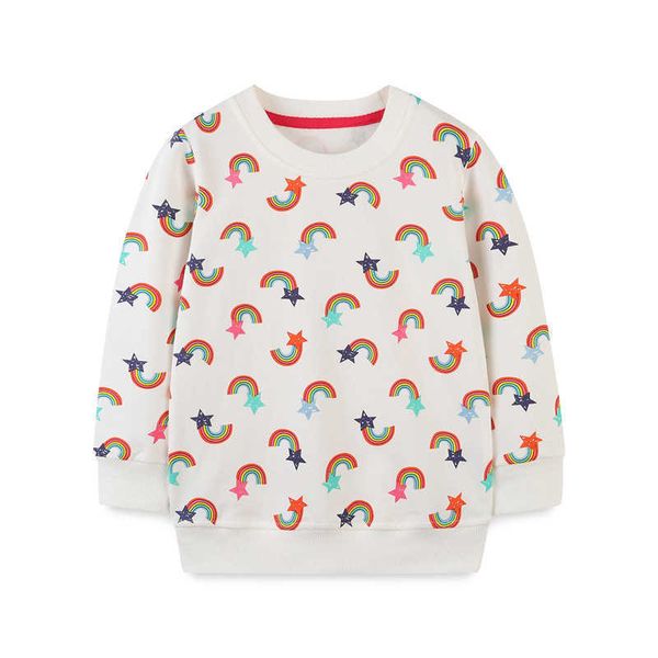 jumping meters rainbow sweatshirts t-shirts for autumn winter girls cotton childrens sport shirts, Blue
jumping meters rainbow sweatshirts t-shirts for autumn winter girls cotton childrens sport shirts, Blue