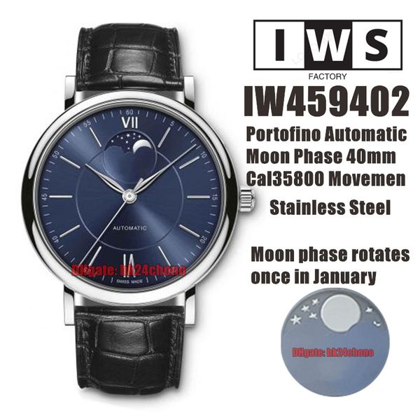 iwsf watches 40mm stainless steel moon phase cal.35800 automatic mens watch 459402 blue dial leather strap gents wristwatches, Slivery;brown
iwsf watches 40mm stainless steel moon phase cal.35800 automatic mens watch 459402 blue dial leather strap gents wristwatches, Slivery;brown