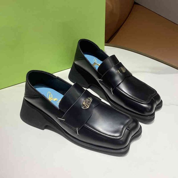 dress shoes spring and autumn iss thick soled slope heel leffer shoes metal decorative bide square head bandage small leather, Black
dress shoes spring and autumn iss thick soled slope heel leffer shoes metal decorative bide square head bandage small leather, Black