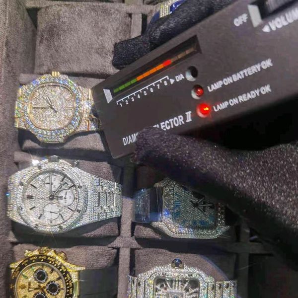moissanite mosang stone diamond watches customization can pass the test of mens automatic mechanical movement waterproof watch c1, Slivery;brown
moissanite mosang stone diamond watches customization can pass the test of mens automatic mechanical movement waterproof watch c1, Slivery;brown