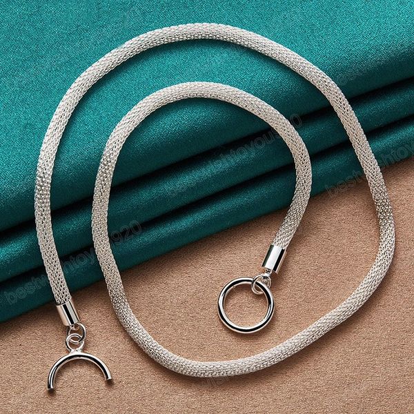925 sterling silver 18 inch 4mm network base chain necklace for man women fashion wedding engagement charm jewelry
925 sterling silver 18 inch 4mm network base chain necklace for man women fashion wedding engagement charm jewelry