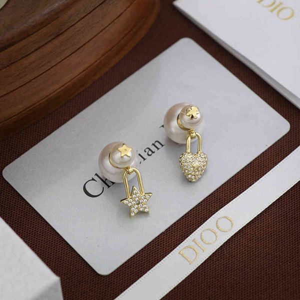 2022 factory wholesale new earrings female new red five pointed star love pearl earrings, Golden
2022 factory wholesale new earrings female new red five pointed star love pearl earrings, Golden
