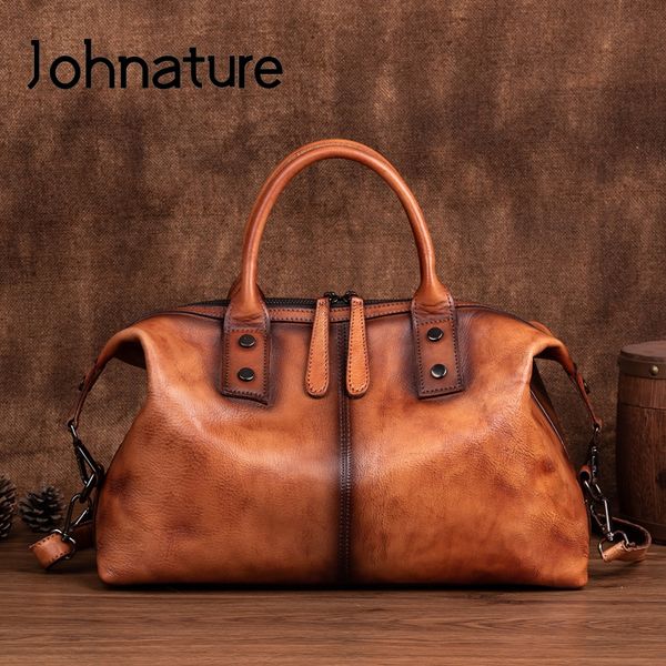 johnature 2021 new retro women bag genuine leather lady handbag nature soft cowhide hand painted large capacity shoulder bags
johnature 2021 new retro women bag genuine leather lady handbag nature soft cowhide hand painted large capacity shoulder bags