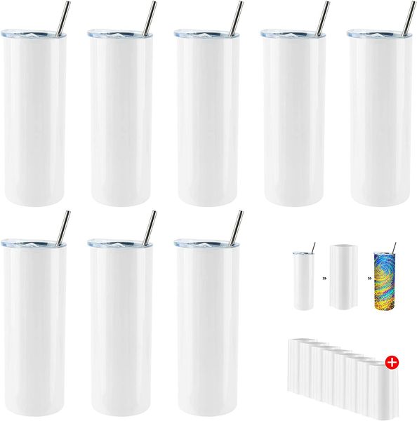 20oz mugs sublimation straight tumbler set stainless steel insulated travel office tumbler with closed lid straw slim water cup diy gifts 
20oz mugs sublimation straight tumbler set stainless steel insulated travel office tumbler with closed lid straw slim water cup diy gifts
