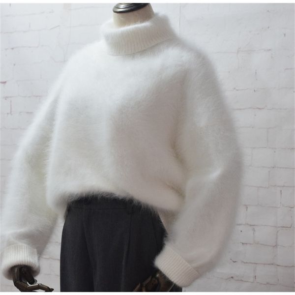 turtleneck natural mink cashmere pullovers 100% cashmere sweaters women winter autumn keep warm jumper sweater z192 210203, White;black
turtleneck natural mink cashmere pullovers 100% cashmere sweaters women winter autumn keep warm jumper sweater z192 210203, White;black