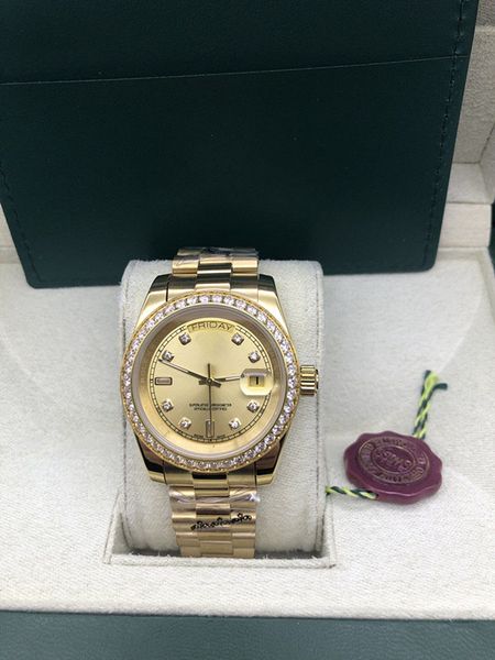 with original box men's watches high end golden 41mm quality fashion sports automatic movement business 316l stainless steel waterproof, Slivery;brown
with original box men's watches high end golden 41mm quality fashion sports automatic movement business 316l stainless steel waterproof, Slivery;brown