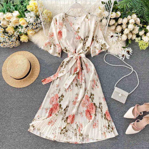 casual dresses beach skirt women's seaside resort chic super fairy sweet printing chiffon horn sleeve medium long pleated dress uvyp, Black;gray
casual dresses beach skirt women's seaside resort chic super fairy sweet printing chiffon horn sleeve medium long pleated dress uvyp, Black;gray