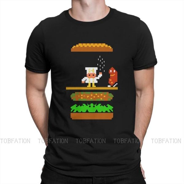men's t shirts retro 80's arcade game unique tshirt burger time creative gift idea shirt short sleeve, White;black
men's t shirts retro 80's arcade game unique tshirt burger time creative gift idea shirt short sleeve, White;black