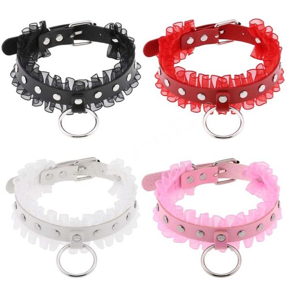 korean harajuku fashion pu leather choker necklace for women vintage rivet lace necklace gothic girl neck jewelry accessories, Golden;silver
korean harajuku fashion pu leather choker necklace for women vintage rivet lace necklace gothic girl neck jewelry accessories, Golden;silver