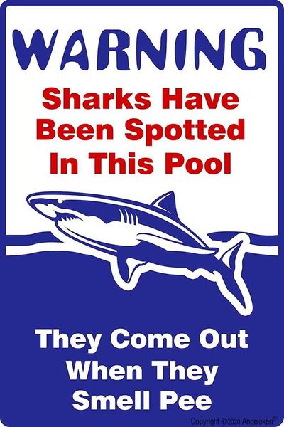 new tin sign retro vintage swimming pool sign, sharks have been spotted in this pool, pool rules metal for home coffee wall decor
new tin sign retro vintage swimming pool sign, sharks have been spotted in this pool, pool rules metal for home coffee wall decor