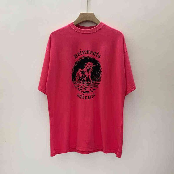 vetements street designer high vtm events unicorn print os loose casual hip round neck short sleeve tshirt, White;black
vetements street designer high vtm events unicorn print os loose casual hip round neck short sleeve tshirt, White;black