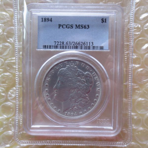 us coin 1894 ms63 morgan dollar craft silver coins currency senior transparent box
us coin 1894 ms63 morgan dollar craft silver coins currency senior transparent box