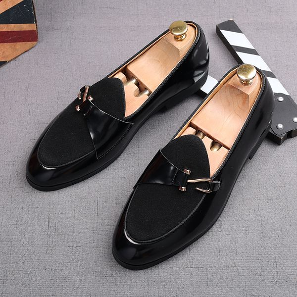 men elegant italian party shoes for men brand wedding men shoes formal coiffeur leather wedding dress 2022, Black
men elegant italian party shoes for men brand wedding men shoes formal coiffeur leather wedding dress 2022, Black