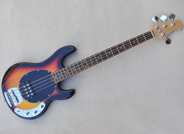 tobacco sunburst 4 strings electric bass guitar with rosewood fretboard black pickguard
tobacco sunburst 4 strings electric bass guitar with rosewood fretboard black pickguard