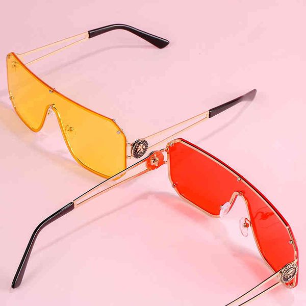 sunglasses 2022 conjoined goggles, metal sunglasses, men's and women's common large frame fashion sunglasses, White;black
sunglasses 2022 conjoined goggles, metal sunglasses, men's and women's common large frame fashion sunglasses, White;black