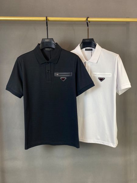 2022 version european polos men american leisure designer work t shirt male minimalist triangle iron card classic version commuter, White;black
2022 version european polos men american leisure designer work t shirt male minimalist triangle iron card classic version commuter, White;black