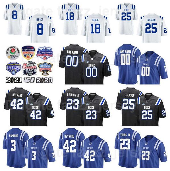 ncaa college duke blue devils football 42 shaka heyward jerseys 23 lummie young iv 8 chase brice 25 deon jackson 18 quentin harris 3 tj rahm, Black
ncaa college duke blue devils football 42 shaka heyward jerseys 23 lummie young iv 8 chase brice 25 deon jackson 18 quentin harris 3 tj rahm, Black