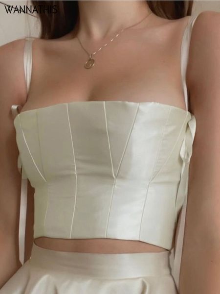 wannathis satin women bandage crop corset backless sleeveless summer white streetwear slim vintage aesthetic clothing 220607
wannathis satin women bandage crop corset backless sleeveless summer white streetwear slim vintage aesthetic clothing 220607