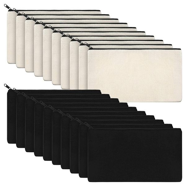 20pcs canvas makeup bags zipper pouch bags pencil case blank diy craft bags cosmetic pouch for travel diy craft school 220526
20pcs canvas makeup bags zipper pouch bags pencil case blank diy craft bags cosmetic pouch for travel diy craft school 220526