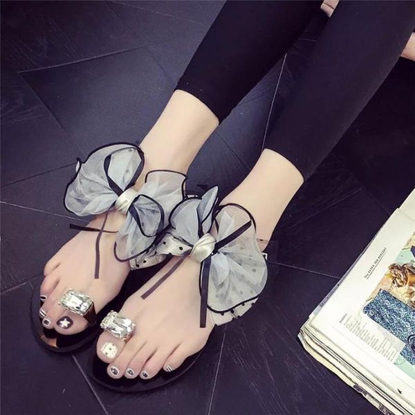 sandals crystal flower bow flip flop slippers women shoes summer slides ladies outdoor thong party flats #40, Black
sandals crystal flower bow flip flop slippers women shoes summer slides ladies outdoor thong party flats #40, Black