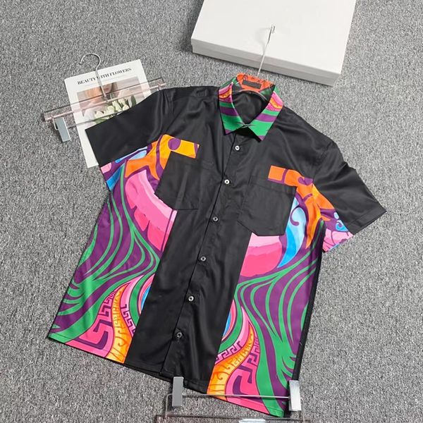 famous new fashion hawaiian floral letter print beach men's shirt designer silk casual summer loose short sleeve -3xl#07, White;black
famous new fashion hawaiian floral letter print beach men's shirt designer silk casual summer loose short sleeve -3xl#07, White;black