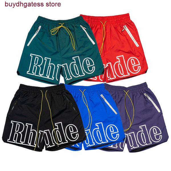 2022 new fashion brand rhude men's and women's shorts pill zip fishnet lined multi pocket casual sports basketball pants, White;black
2022 new fashion brand rhude men's and women's shorts pill zip fishnet lined multi pocket casual sports basketball pants, White;black