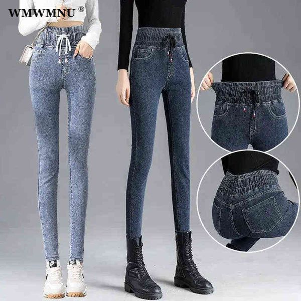 vintage slim elastic high waist jeans women korean skinny stretch pencil pants spring autumn streetwear casual denim pants l220726, Blue
vintage slim elastic high waist jeans women korean skinny stretch pencil pants spring autumn streetwear casual denim pants l220726, Blue