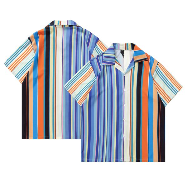 22ss europe usa spring summer men beach tee casual women silk stripe shirt cool short sleeve t shirt, Black;brown
22ss europe usa spring summer men beach tee casual women silk stripe shirt cool short sleeve t shirt, Black;brown