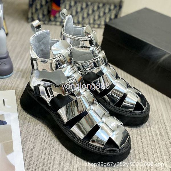sandals korean thick bottom muffin roman sandals women's summer flat student dress net red shoes, Black
sandals korean thick bottom muffin roman sandals women's summer flat student dress net red shoes, Black