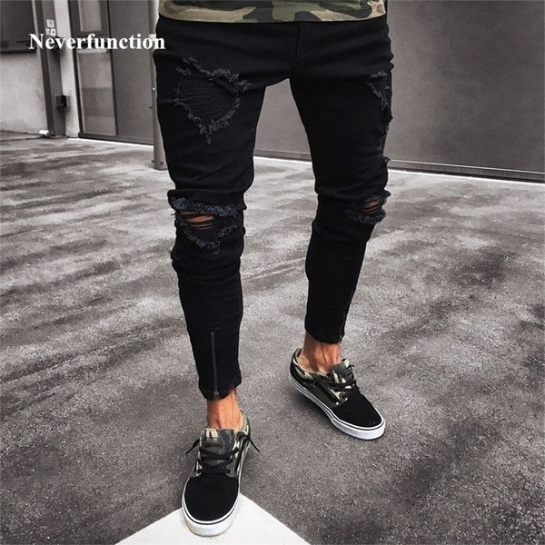 black stretch skinny fit bottom zipper jeans men knee ripped distressed hole biker jeans pants hip hop street big size xxxl 201111, Blue
black stretch skinny fit bottom zipper jeans men knee ripped distressed hole biker jeans pants hip hop street big size xxxl 201111, Blue