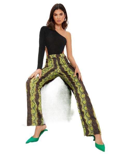 snakeskin print straight leg pants o9fx#, Black;white
snakeskin print straight leg pants o9fx#, Black;white