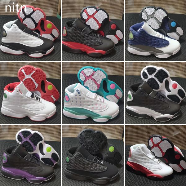 2022 13s basketball shoes black white red blue boys girls youth kids a sneakers for sale size 28-35
2022 13s basketball shoes black white red blue boys girls youth kids a sneakers for sale size 28-35