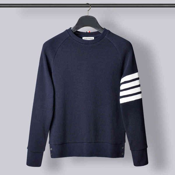 light luxury fashion brand tb autumn winter stripe four bar waffle leisure sports versatile round neck sweater coat men, Black
light luxury fashion brand tb autumn winter stripe four bar waffle leisure sports versatile round neck sweater coat men, Black