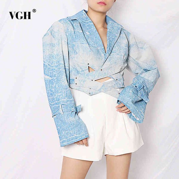 casual print tie dye jacket for women lapel long sleeve cross hollow our jackets female fashion clothing 210507, Black;brown
casual print tie dye jacket for women lapel long sleeve cross hollow our jackets female fashion clothing 210507, Black;brown