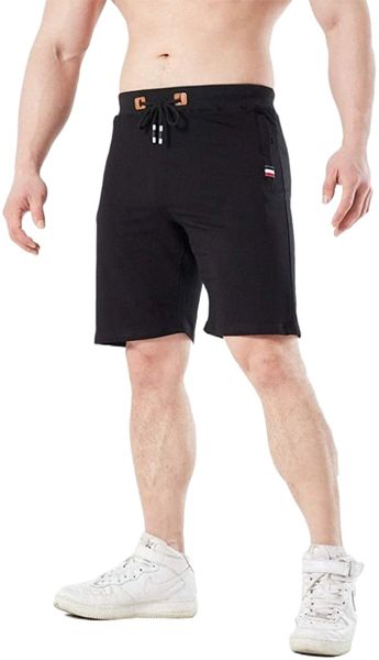 men's-elasticity capri-shorts cotton-casual breathable-workout below knee 61oi#, White;black
men's-elasticity capri-shorts cotton-casual breathable-workout below knee 61oi#, White;black