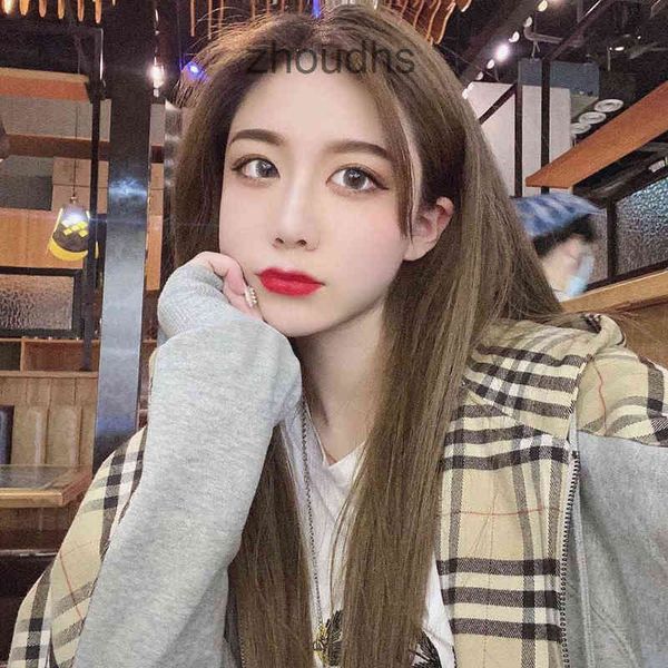 luxury 2022 designer classic brand b br hoodies and jacket coats net red spring plaid contrast color stitching hooded, Black
luxury 2022 designer classic brand b br hoodies and jacket coats net red spring plaid contrast color stitching hooded, Black