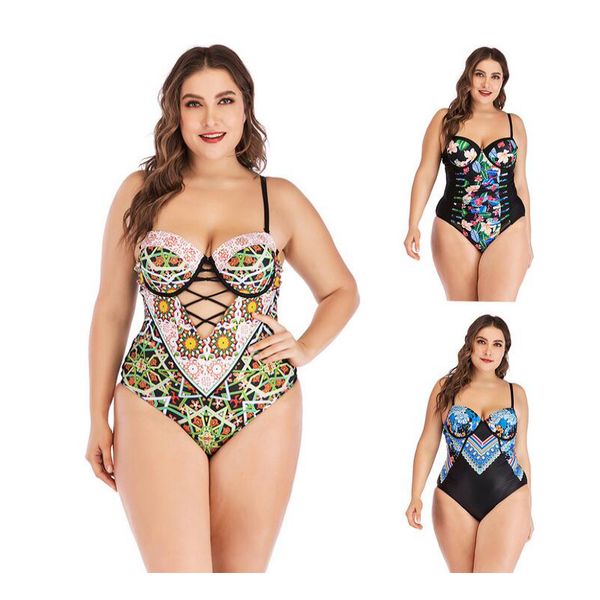 women's plus size swimwear obesity swimming suit one piece eu size l-3xl printed with steel bracket 3color 2022, Black
women's plus size swimwear obesity swimming suit one piece eu size l-3xl printed with steel bracket 3color 2022, Black