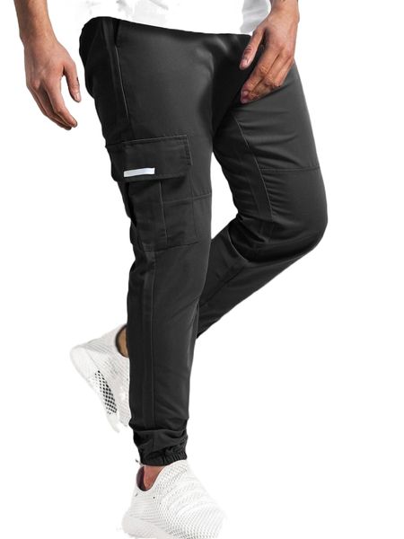 men letter graphic flap pocket cargo pants n8wk#, Black
men letter graphic flap pocket cargo pants n8wk#, Black
