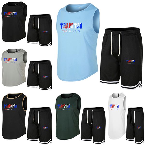 designer trapstar men's tracksuits ladies couple short sleeve summer quick dry sports basketball vest factory outlet, Gray
designer trapstar men's tracksuits ladies couple short sleeve summer quick dry sports basketball vest factory outlet, Gray