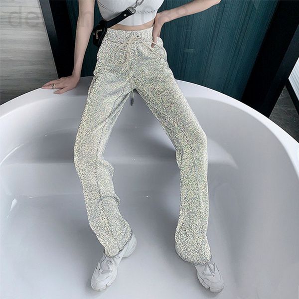 women's pants & capris designer 2021 new reflective high waist ice silk straight tube loose hanging grey wide leg pants women's st, Black;white
women's pants & capris designer 2021 new reflective high waist ice silk straight tube loose hanging grey wide leg pants women's st, Black;white