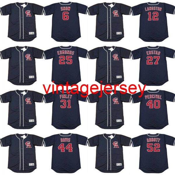 california 44 chili davis 27 darin erstad 31 chuck finley 40 troy percival 12 mark langston 52 jim abbott 6 j.t. snow baseball jersey, Black
california 44 chili davis 27 darin erstad 31 chuck finley 40 troy percival 12 mark langston 52 jim abbott 6 j.t. snow baseball jersey, Black