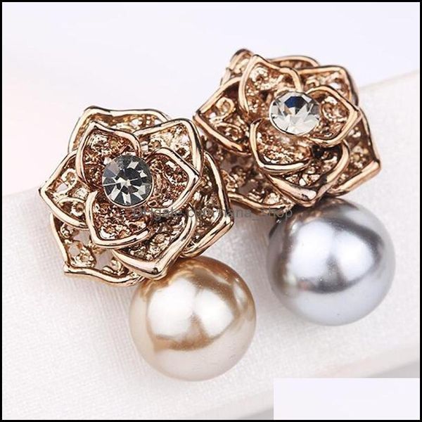 stud earrings jewelry fashion luxury vintage unique rose flower imitate pearl for women gift fine drop delivery 2021 mr9ly, Golden;silver
stud earrings jewelry fashion luxury vintage unique rose flower imitate pearl for women gift fine drop delivery 2021 mr9ly, Golden;silver